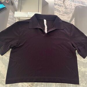 Lululemon cropped swiftly polo size 6 nwot